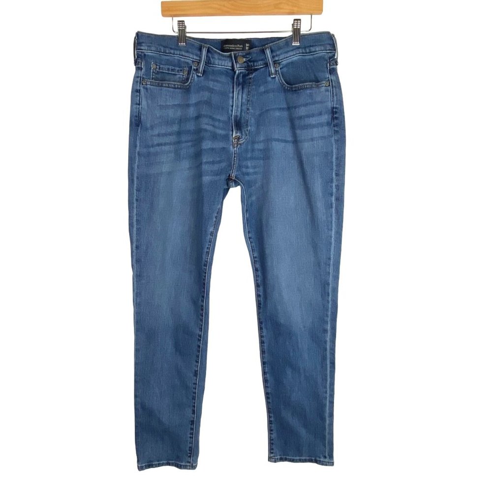 Abercrombie & Fitch Men's Athletic Skinny Stretch Jeans Size 34X32